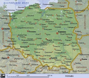 Карта Польші